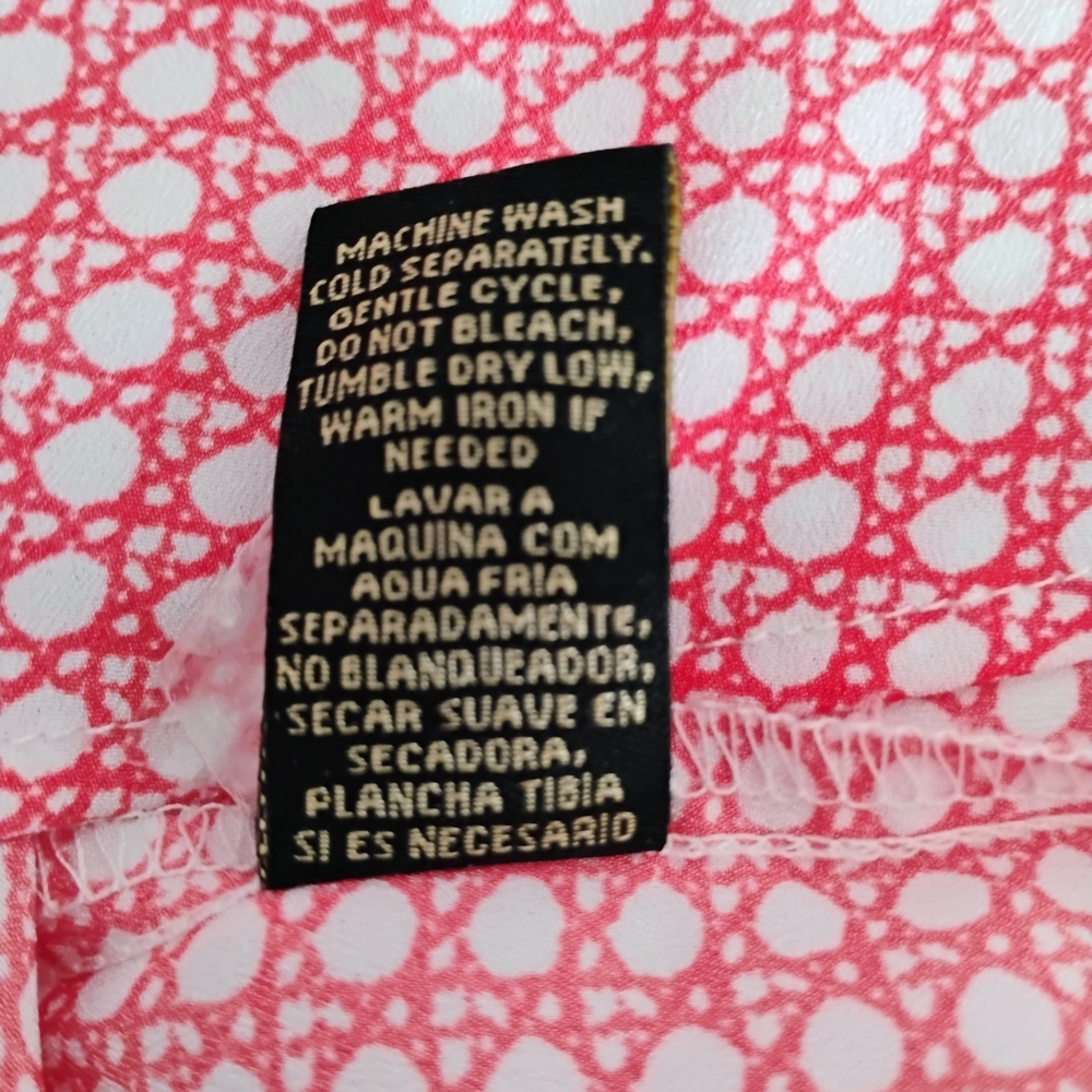 Blundle(3) Milano Women's Size Large Blouses - Coral, Blue, and Black Designs - Picture 14 of 16